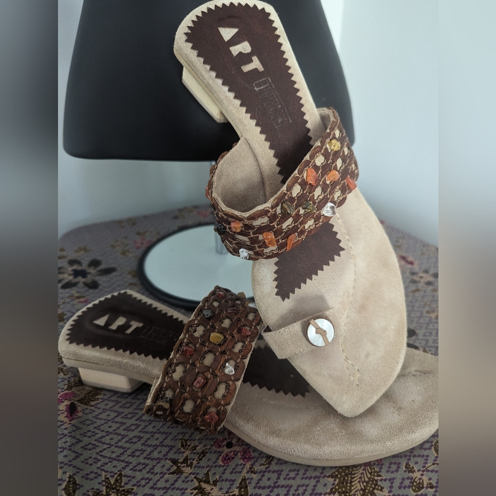 Art Effects Beaded Sandals